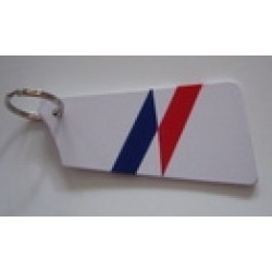 Painted Bow Blade  Key Tag  