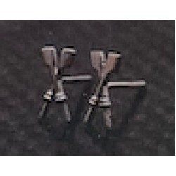 Crossed Oars  Studs [ Earings]