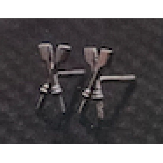 Crossed Oars  Studs [ Earings]