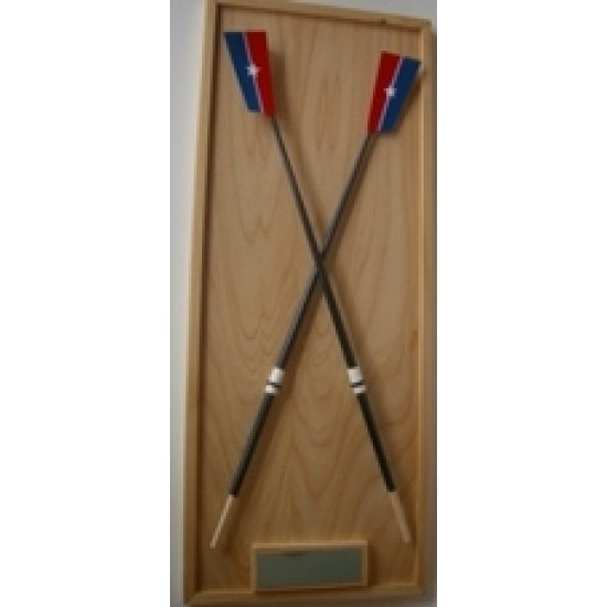 Wall Rack  [ crossed oars ]